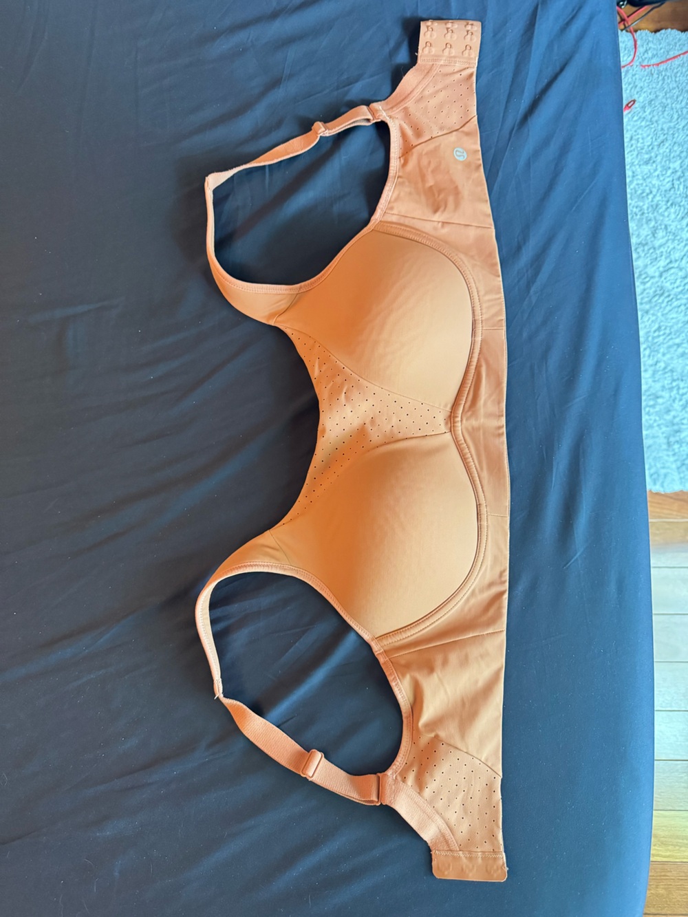 Lululemon Seamless Orange tan sports Bra